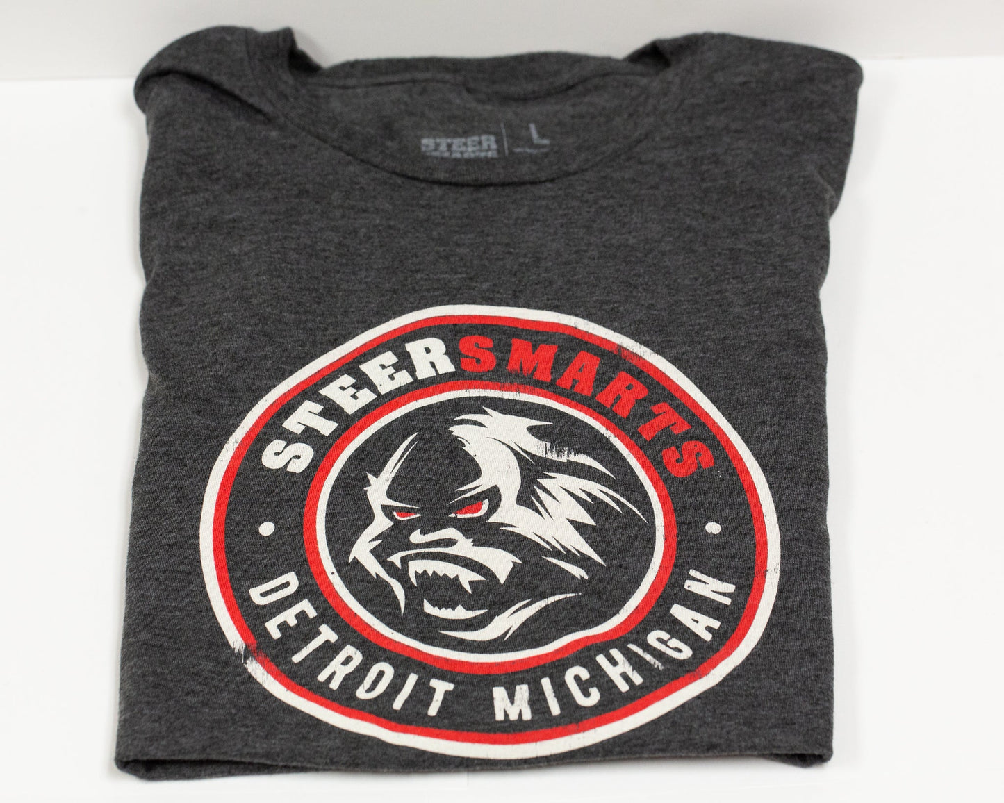 Steer Smarts Detroit Yeti T-Shirt (Gray)