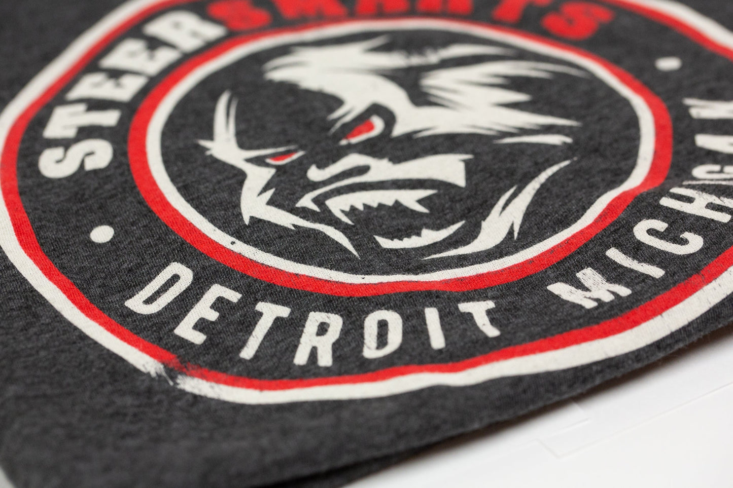 Steer Smarts Detroit Yeti T-Shirt (Gray)